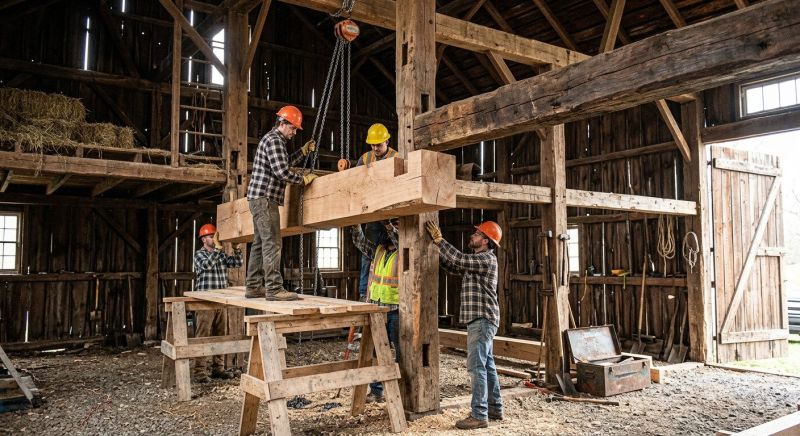Barn Beam Replacement in Kansas City, KS