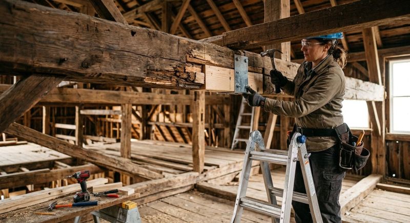 Broken Truss Repair in Conroe, TX