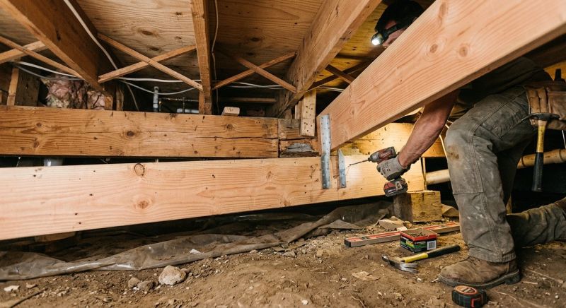Floor Framing Repair in Wilmington, NC