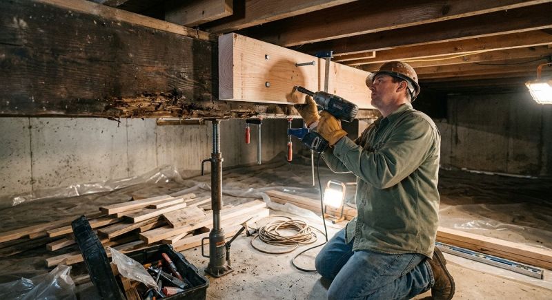House Beam Replacement in Kansas City, KS