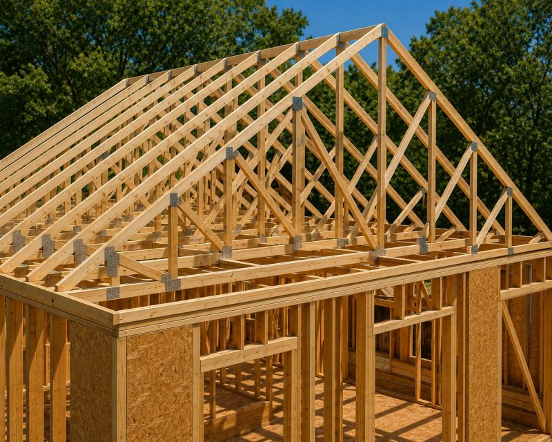 Roof Truss Framing in Conroe, TX